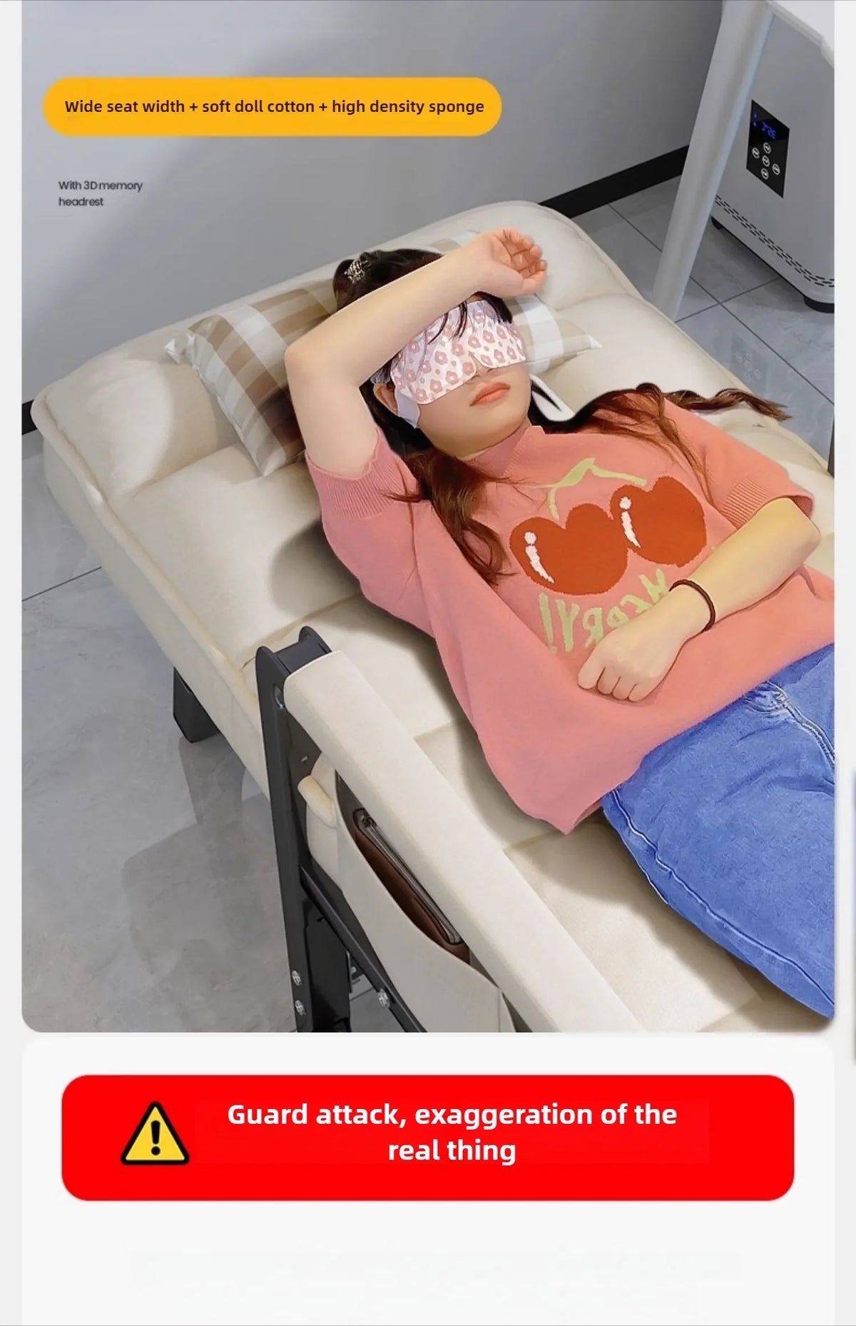 Reclining chair office lunch break folding chair computer chair can sit and lie down dual-purpose lazy sofa chair with backrest