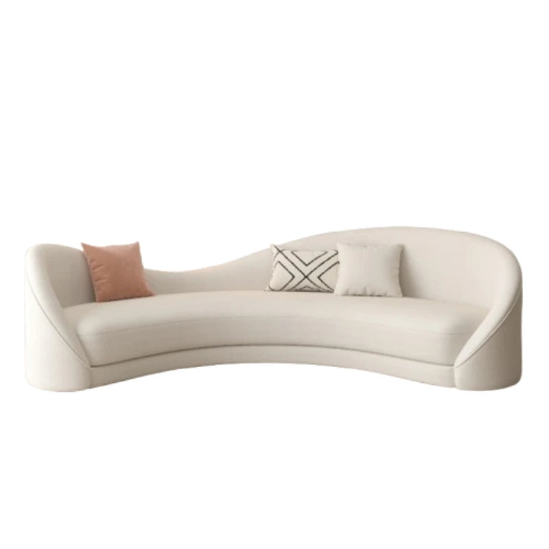 Curved White Living Room Sofas Recliner Cloud Cream Modern Living Room Sofas Create European Lazy Divano Postmodern Furniture