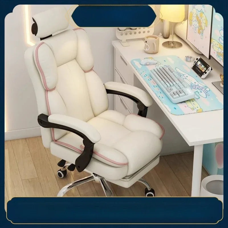 Ergonomic Office Chair Gaming High Back Computer Desk Chair Adjustable Lumbar Support Reclining Swivel Armrest Home Sillas