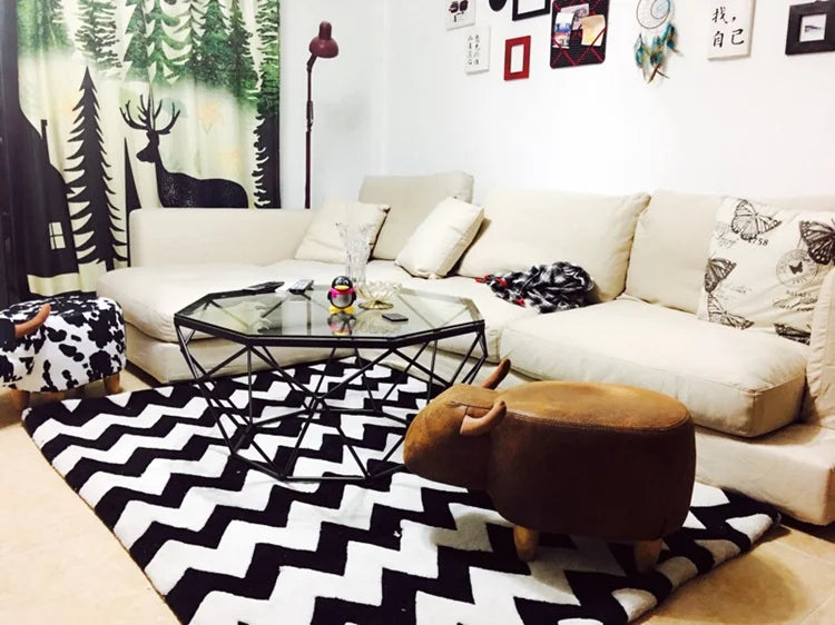 S Nordic Aesthetic Coffee Table Clear Simple Unique Designer Decoration Side Table Standing Lounge Couchtisch Salon Furniture