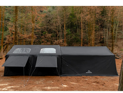 Mountainhiker 13.6㎡ Large Inflatable Tent Outdoor Camping 8-10 Person Tent Rainproof Family Awning Beach Quick Open Fishing Park