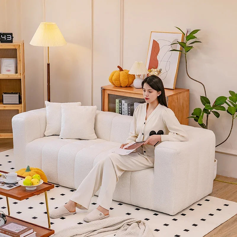 Lounge White Living Room Sofas Cute Comfortable Large Size Relaxing Balcony Living Room Sofas Cheap Divano Library Furniture