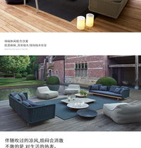 combination furniture Outdoor sofa, outdoor leisure terrace, patio, rattan sofa, teak villa, hotel, garden balcony
