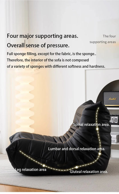 Caterpillar sofa togo modern living room balcony lounge lazy sofa available white lamb wool sofa