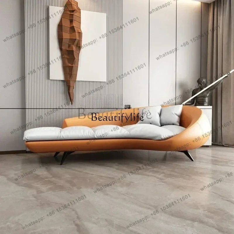 0 Chaise Longue Recliner Bedroom Living Room Light Luxury Single Fabric Leisure Lazy Sofa