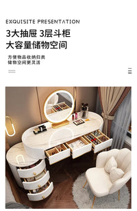Vanity Table Stand Makeup Vanity Table Girls White Bedroom Desk Vanity Table Drawers Storage Coiffeuse De Chambre Home Furniture