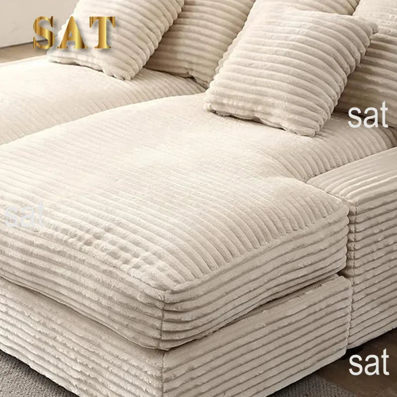 -Kingsoft 2025 Modern Compression Sofa Bed Box Popular Corduroy Design Apartment Loft Living Room Manufacturing