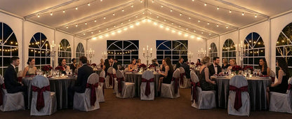 20x20FT Heavy Duty Outdoor Party Tent, 6 Sidewalls & Built-in Sandbags,Waterproof Windproof Canopy Wedding, Camping & Patio