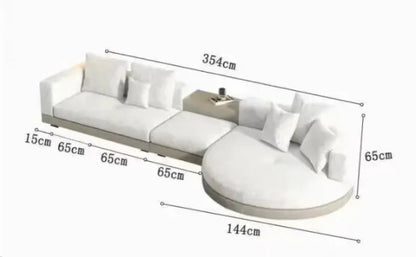 Best Seller Modern Foam Sponge Filling Timber Frame Fabric L Shaped Sofa for Living Room