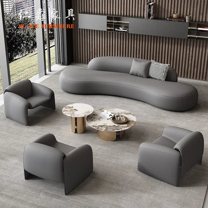 Customizable Reception Negotiation Sofa Set for Living Hotel Lobby Club Exhibition Hall Guest Sales Office
