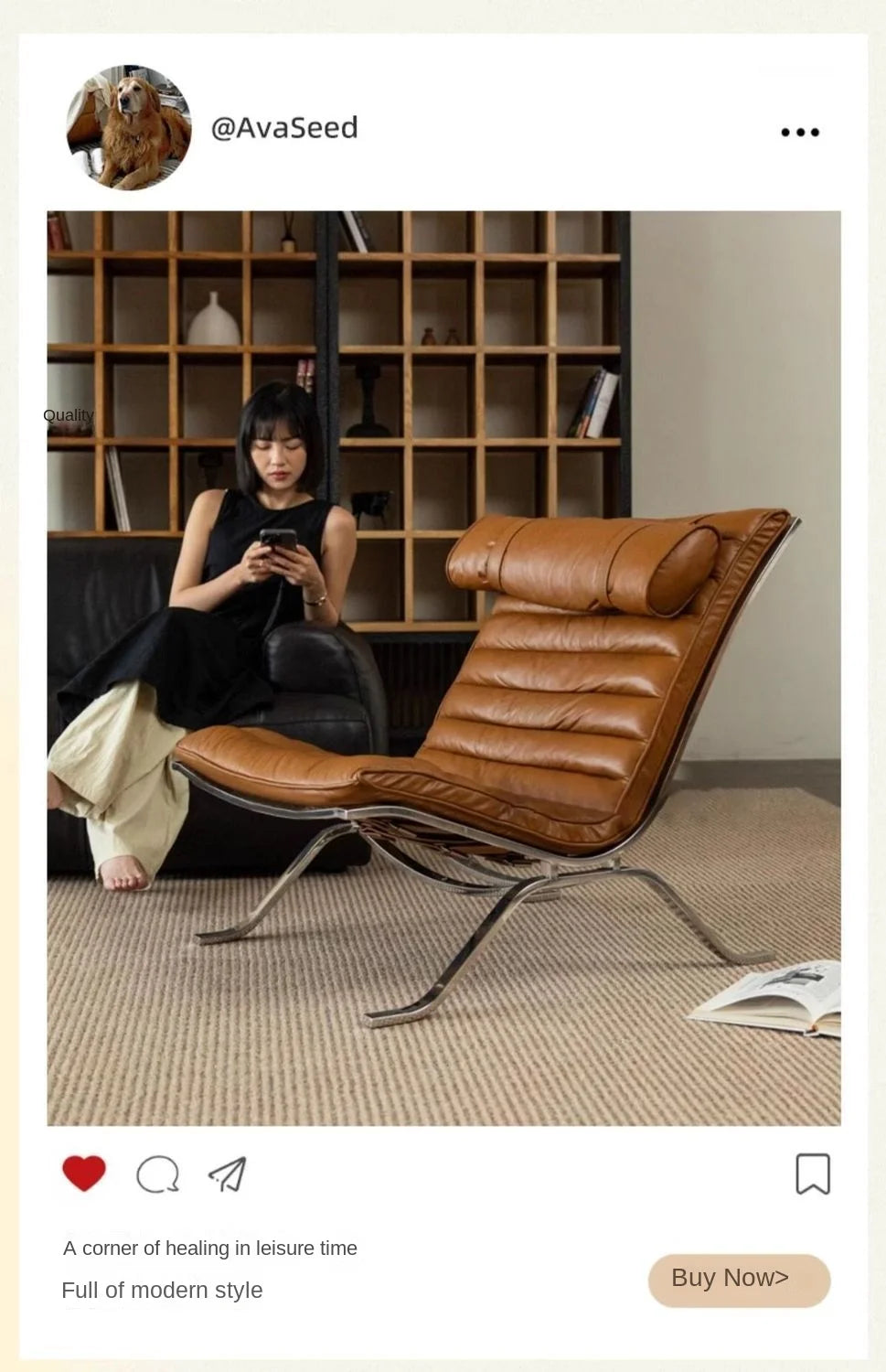 Sofa Chair Minimalist Light Luxury Senior Sense Of Living Room Antique Style Designer Sofa Chair Lazy Leisure Lounge Chair