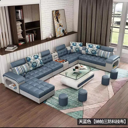 Luxury Minimalist Sofa Multifonction Sectional Storage Massage Sofa Modern Living Room Muebles Para El Hogar Home Furniture