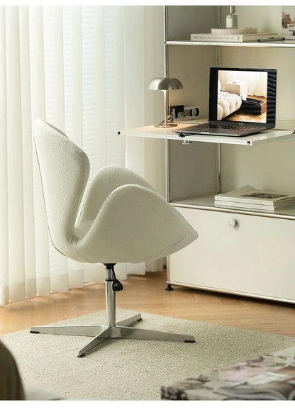 Single sofa chair swivel chair Nordic designer creative simple casual ins swan chair
