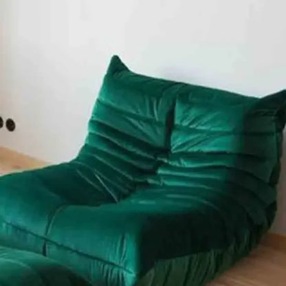 Single Seat Foam Armless Couch Chair Lazy Floor Sofa Fireside Bean Bag Chair Sofa Lounger for Living Room Bedroom Fireside Chair