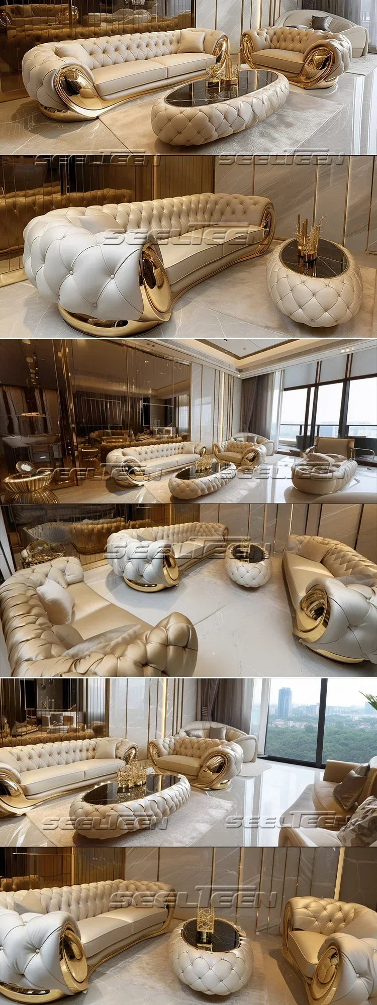 3 Seater Modern Elegant Wedding Sleeper Modernos Sofas De Salon Hot sales