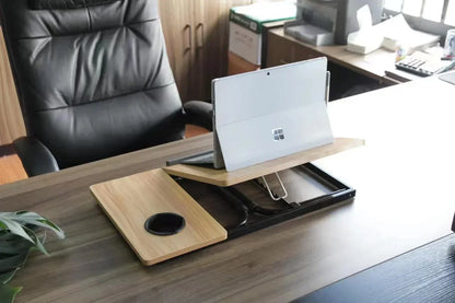 Laptop Desk On The Bed 5 gear Lifting Adjustable Laptop Table with Cup Holder Simple Computer Desk For Working Reading