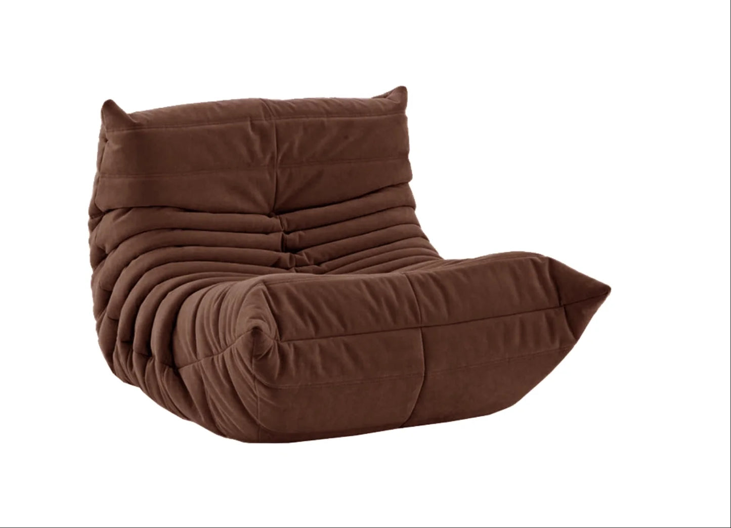 Collection house designer togo floor-to-ceiling single sofa Nordic balcony study lazy caterpillar Internet celebrity cream sofa