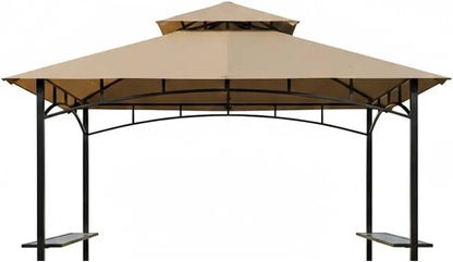 Custom Fit Replacement Canopy Top Cover for 8' x 5' Grill Gazebo – Durable and Weather-Resistant