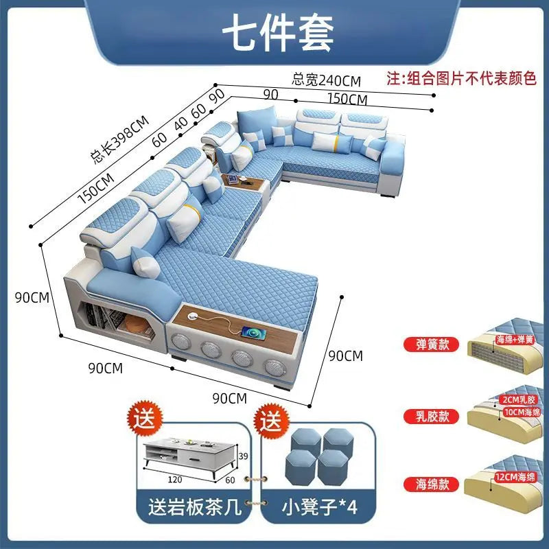 Adults Cushion Sofa Classic Lounge Modern Large Comfortable Sofa Storage Romantic Muebles Para Habitacion Home Furniture