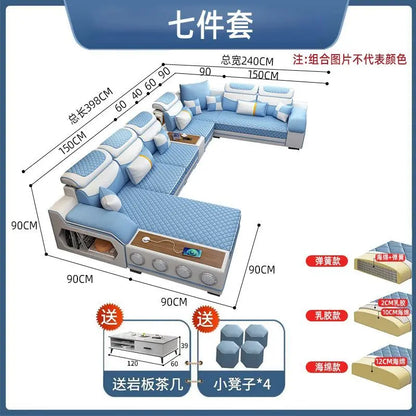 Adults Cushion Sofa Classic Lounge Modern Large Comfortable Sofa Storage Romantic Muebles Para Habitacion Home Furniture