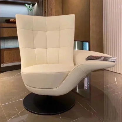 FRP Creative Armrest Rotating Leisure Chair Villa Hotel Reception Chair