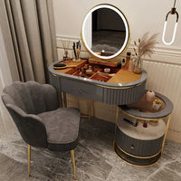 Luxury Charm Dressing Table Luxury Nordic Salon Drawer Nordic Dressing Table Mirror Chair Storage Coiffeuse Furniture Makeup