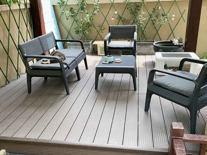 Creative Garden Furniture Sets Villa Terrace Patio Furniture Outdoor Set Household Leisure Outdoor Table and Chairs Combination