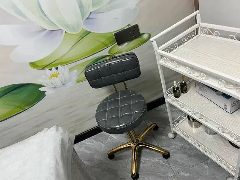 Salon Metal Modern Salon Rotating Office Creative Chairs Barber Luxury Chair Beauty Movable Backrest for Chair for Hair Salon