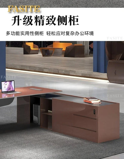 Office Furniture Desk Complete Boss Desk Modern Simple President's Desk