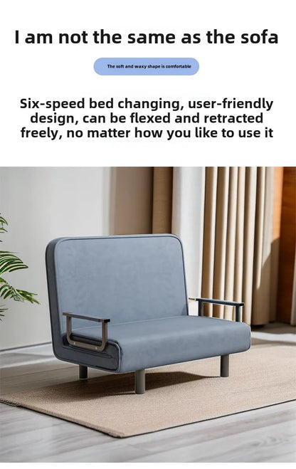 Small apartment sofa bed multifunctional lunch bed nap bed escort bed living room office sofa chair foldable bed