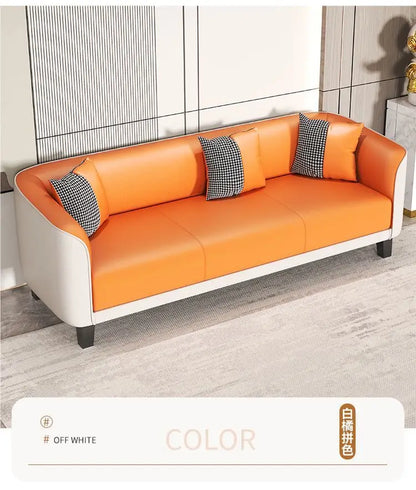 Italian light luxury cat claw cloth sofa small apartment living room double rental room bedroom apartment simple modern large so