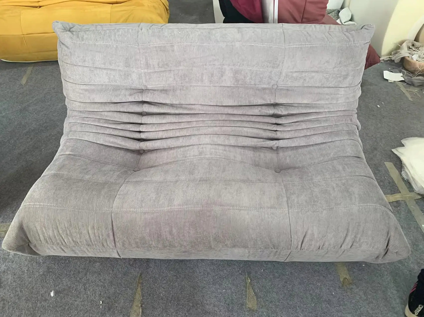 Two sofas, wife's favorite, daughter's favorite, the best seat for taking a shower, caterpillar sofa, luxury item Luxury has con