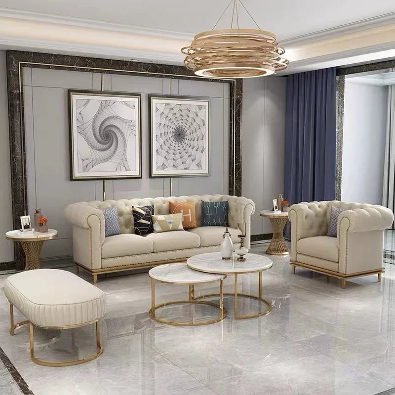 luxury Sofa Set designs couch modern living room Furniture sectionals fabric for chesterfield sofa set modernos e luxuosos