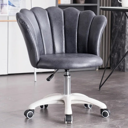 Rotatable Velvet Office Chair for Company Modern Soft Backrest Chair with Wheels Simple Creative Office Chairs for E-sports Room