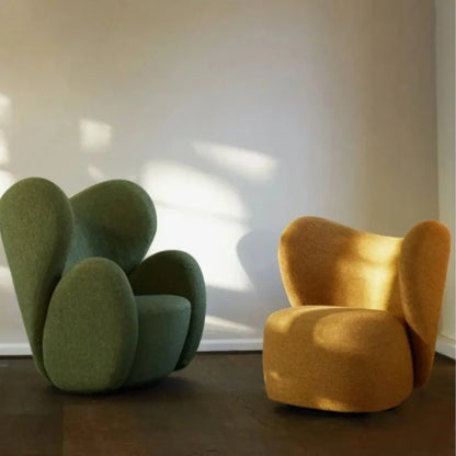 Nordic Lounge Armchair Rocking Chair Living Rooms Modern Individual Armchairs Design  Accordion Dinning Salon Sedie Da Furniture