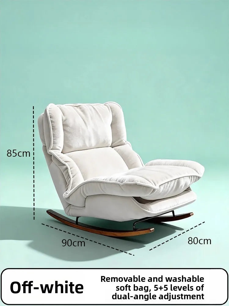 Soft Fabric Single Leisure Sofas Adjustable Recliner Balcony Livingroom Multi-functional Lazy Sofa Home Furniture 거실 소파