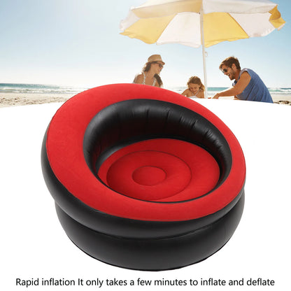【HOT】Inflatable Couch Lightweight Widely Applicable Inflatable Sofa Chair Ergonomic Design PVC for Balcony