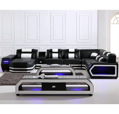Functional  Sofa Set for Home Sala Set Leather Couch Sectional Sofa Modern Gray Fabric Sectional Couch 1 Set 3 Years