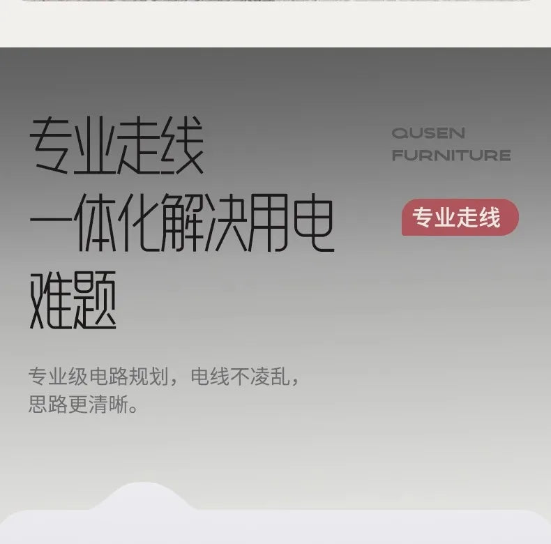 Simple and light luxury office desk and chair combination President's table Manager table Large desk office