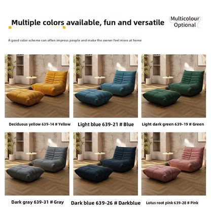 Vacuum compression sofa Full sponge Internet celebrity Caterpillar lazy Compressino sofa Balcony single chair