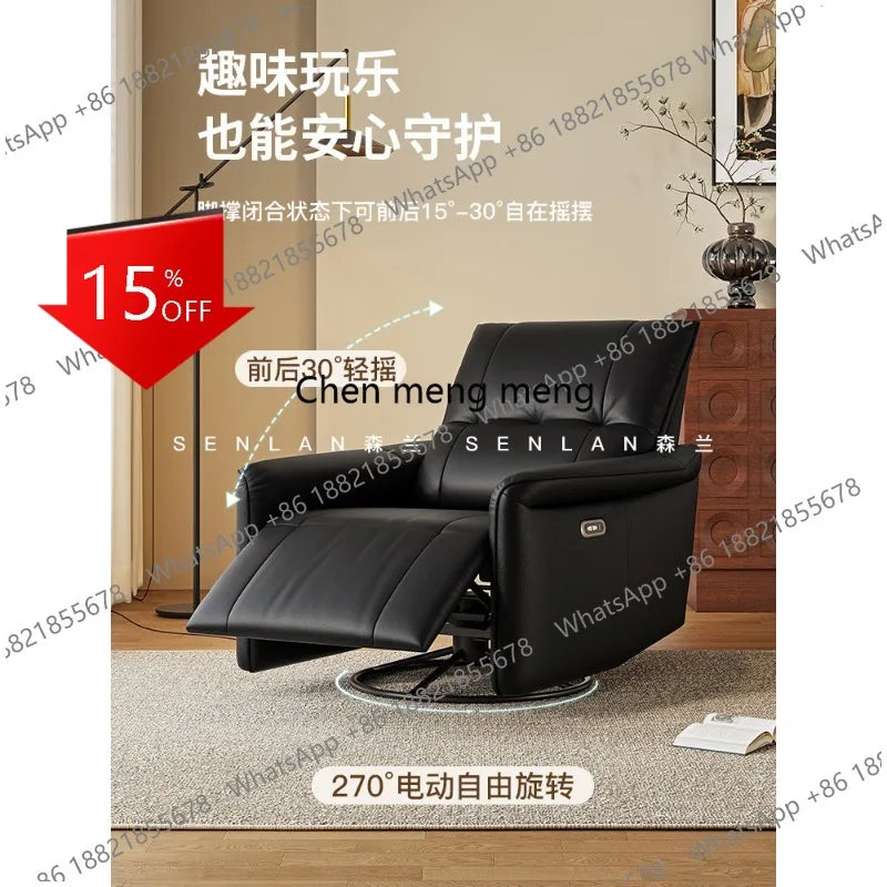 M85 Italian electric lazy sofa living room leisure rocking chair multi-functional single rotating recliner