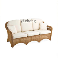 Zz outdoor sofa courtyard leisure hotel outdoor terrace garden balcony rattan chair sofa combination
