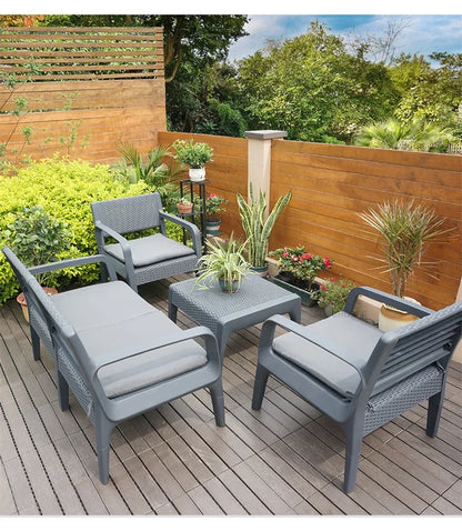 Nordic Household Garden Furniture Sets Villa Terrace Patio Furniture Outdoor Set Home Leisure Lazy Outdoor Table and Chairs Set