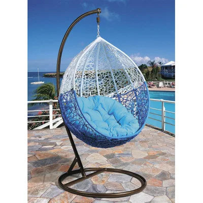 -Indoor Outdoor Rope Hanging Swing Terrace Bedroom Hammock Egg Chair Swing Custom Patio Swing Chair