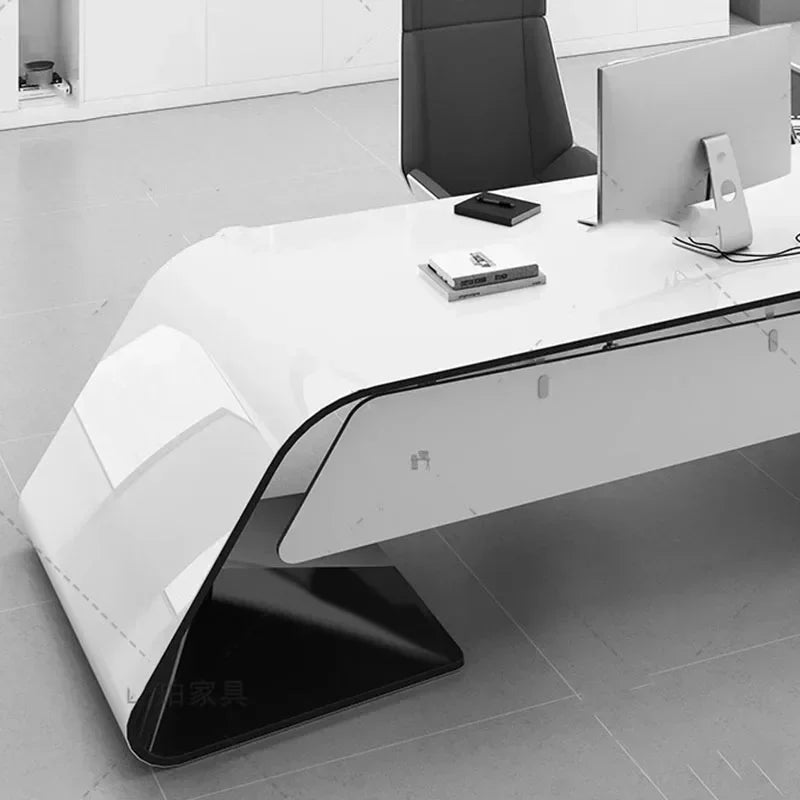 Reliable Writing Study Meeting Office Desks Luxury Drawers Vanity Storage Office Desks Corner Escritorios De Oficina Office Furn