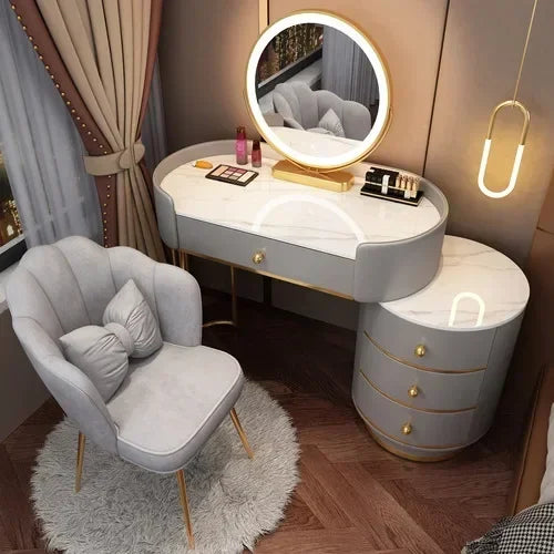 Vanity Table Stand Makeup Vanity Table Girls White Bedroom Desk Vanity Table Drawers Storage Coiffeuse De Chambre Home Furniture