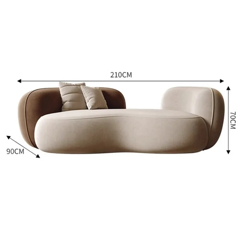 Nordic Lazy Living Room Sofas Luxury Lounge Double Floor Sofa Designer Adults Meuble De Salon Home Furniture Accessories