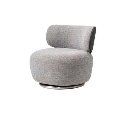 Modern Single Swivel Sofa Chair for Living Room Light Luxury Creative Leisure Minimalist Reception Negotiation Chair for Balcony