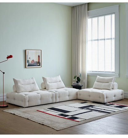 H-XM Fancy Unique Living Room Sofas New Arrival Large Wood Luxury Nordic Lazy Sofa Modern Floor European Divano Apartment Furnit