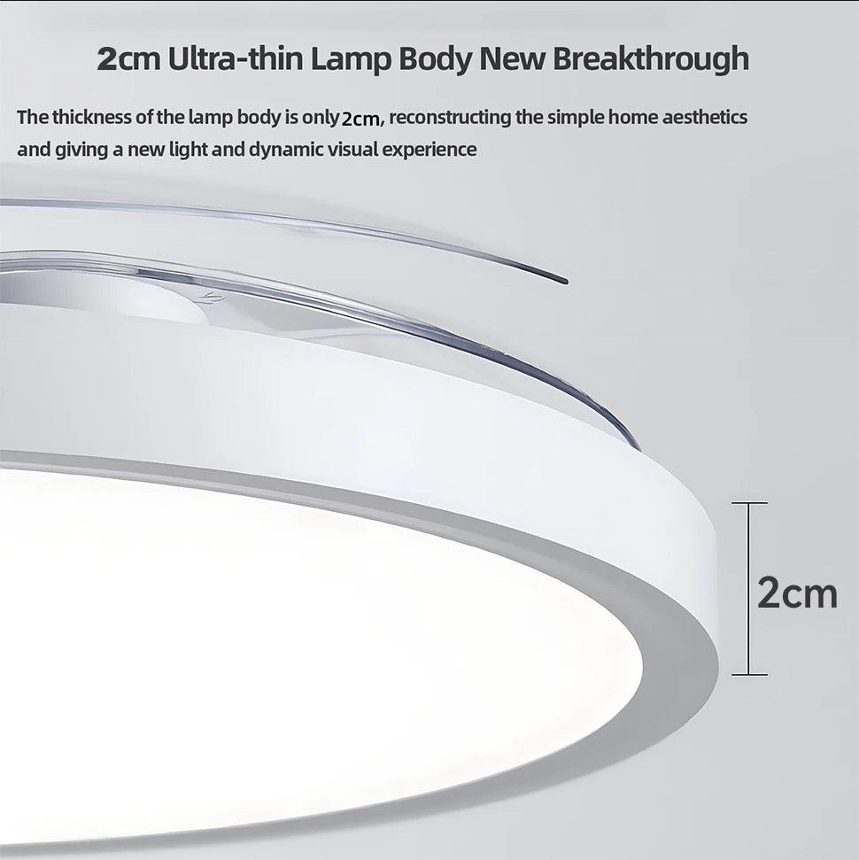 Jelena Ceiling Fan Fan with Light Bedroom Living Room Home Decoration Ceiling Fan Lamp Remote Control 6 Speed Silent Ceiling Fan